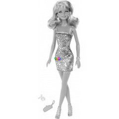 Barbie - Bulizs Barbie, vilgoskk csillog ruhban
