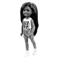 Barbie Chelsea Club - Barna haj Chelsea kiskutys trikban