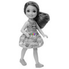 Barbie Chelsea Club - Barna haj kislny
