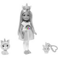 Barbie Chelsea Club - Szke haj baba s unikornis kutyja