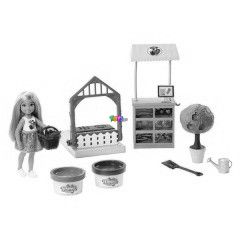 Barbie - Chelsea zldsges kiskertje gyurmval