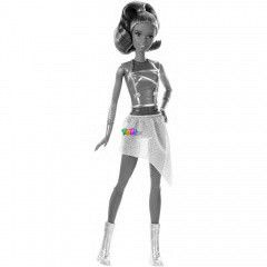 Barbie - Csillagok kztt - Lila haj Barbie lila ruhban