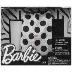 Barbie Divatrlet - Fekete-fehr pttys szoknya
