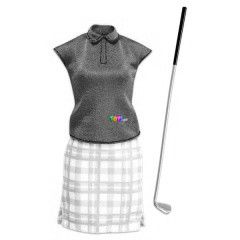 Barbie Divatrlet - Rzsaszn fels s kocks szoknya golftvel