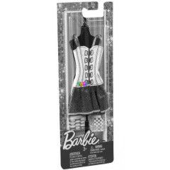 Barbie - Divatos ruhk - Fehr-rzsaszn masnis ruha