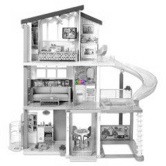 Barbie Dreamhouse - Hromemeletes babahz csszds medencvel