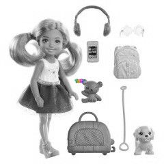 Barbie Dreamhouse - Vilgjr Chelsea kiskutyval s kiegsztkkel