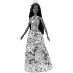 Barbie Dreamtopia - Barna-pink haj hercegn baba