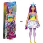 Barbie Dreamtopia - Kk-lila haj unikornis baba