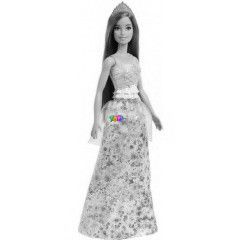 Barbie Dreamtopia - Rzsaszn haj hercegn baba klnleges ruhban