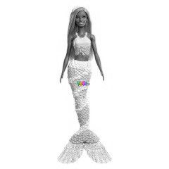 Barbie Dreamtopia - Rzsaszn, kreol br sell Barbie