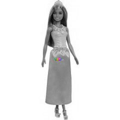 Barbie Dreamtopia - Sötétszőke hercegnő kék szoknyában