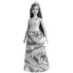 Barbie Dreamtopia - Szke-pink haj molett hercegn baba