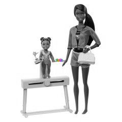 Barbie edz babk - Gimnasztika edz szett