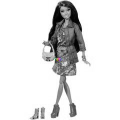 Barbie - Fashionista bartnk - Teresa luxus divatbaba, virgmints ruhban