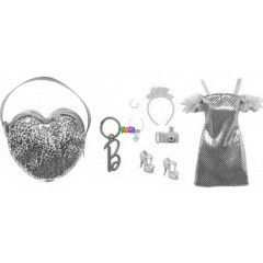 Barbie Fashionista - Divatszett oversized tskval - Buli