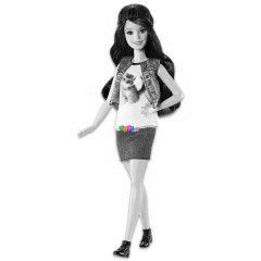 Barbie - Fashionistas Barbie - Alacsony, vrs haj, cics plban