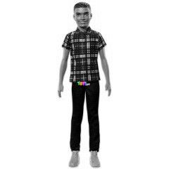 Barbie Fashionistas - Barna br, barna haj Ken baba kocks ingben