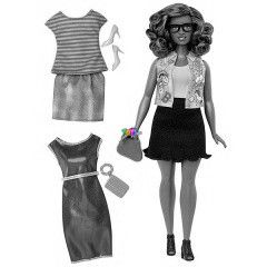 Barbie Fashionistas - Barna br molett Barbie