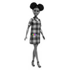 Barbie Fashionistas - Barna br stlusos baba kocks blzban