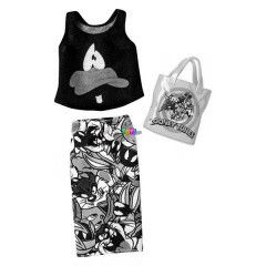 Barbie Fashionistas - Looney Tunes kacsa mints szett tskval