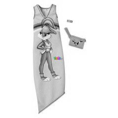 Barbie Fashionistas - Looney Tunes nyuszi mints rzsaszn ruha tskval