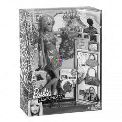 Barbie - Fashionistas szi kollekci extra ruhkkal