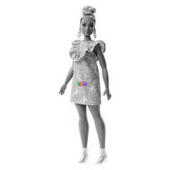 Barbie Fashionistas - Rzsaszn haj, duci Barbie