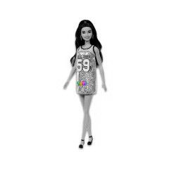 Barbie Fashionistas - Sznes haj Barbie csillog ruhban