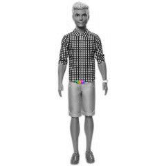Barbie Fashionistas - Szke haj Ken baba kocks ingben