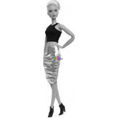 Barbie Looks - Fekete-ezst kollekci - Szke haj baba