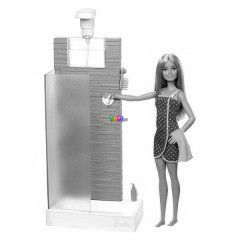 Barbie - Fürdőszoba szőke hajú Barbie-val