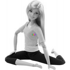 Barbie - Hajlkony jgababa rzsaszn felsben