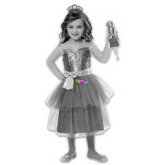 Barbie hercegn jelmez ajndkkal - 116 cm