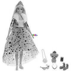 Barbie - Hercegn kaland - Szke haj baba kiskutyval