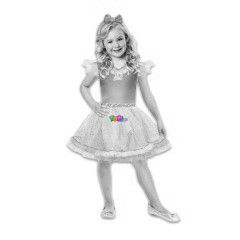 Barbie jelmez, 104 cm, pink