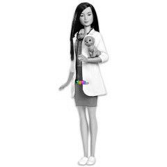 Barbie karrierista babk - llatorvos Barbie