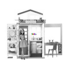 Barbie - Ktszintes hz Barbie babval