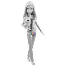 Barbie: Lehetnk - llatorvos mini baba