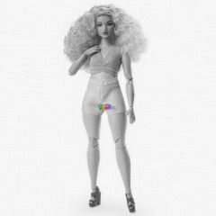 Barbie - Neon kollekci - Barbie lila rvidnadrgban