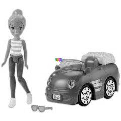 Barbie on the Go - Szke haj Barbie motorizlt kisautval