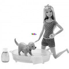 Barbie - Pancsol kutyus szett