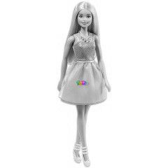 Barbie - Parti Barbie - Szke baba csillog rzsaszn ruhban