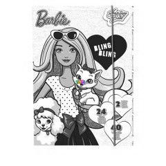 Barbie rajzmappa, 24 matricval