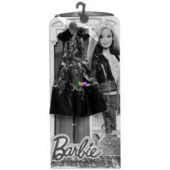 Barbie - Ruha kiegsztkkel - fekete, virgos