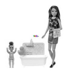 Barbie Skipper - Barna haj Barbie vrs haj kislnnyal