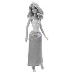 Barbie - Szke haj hercegn rzsaszn ruhban