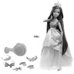 Barbie - Vgtelen Csodahaj Kirlysg - Barna Barbie, 43 cm