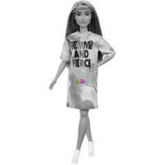 Barbie - Vilgosbarna haj Barbie batikolt ruhban