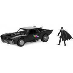Batman mozifilm - Batmobile fny s hangeffektekkel, 10 cm-es Batman figura